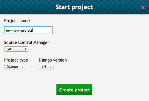 Selecting Django version
